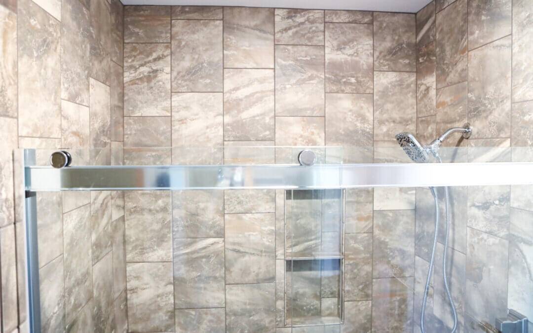 Tile & Bench Bathroom Remodel